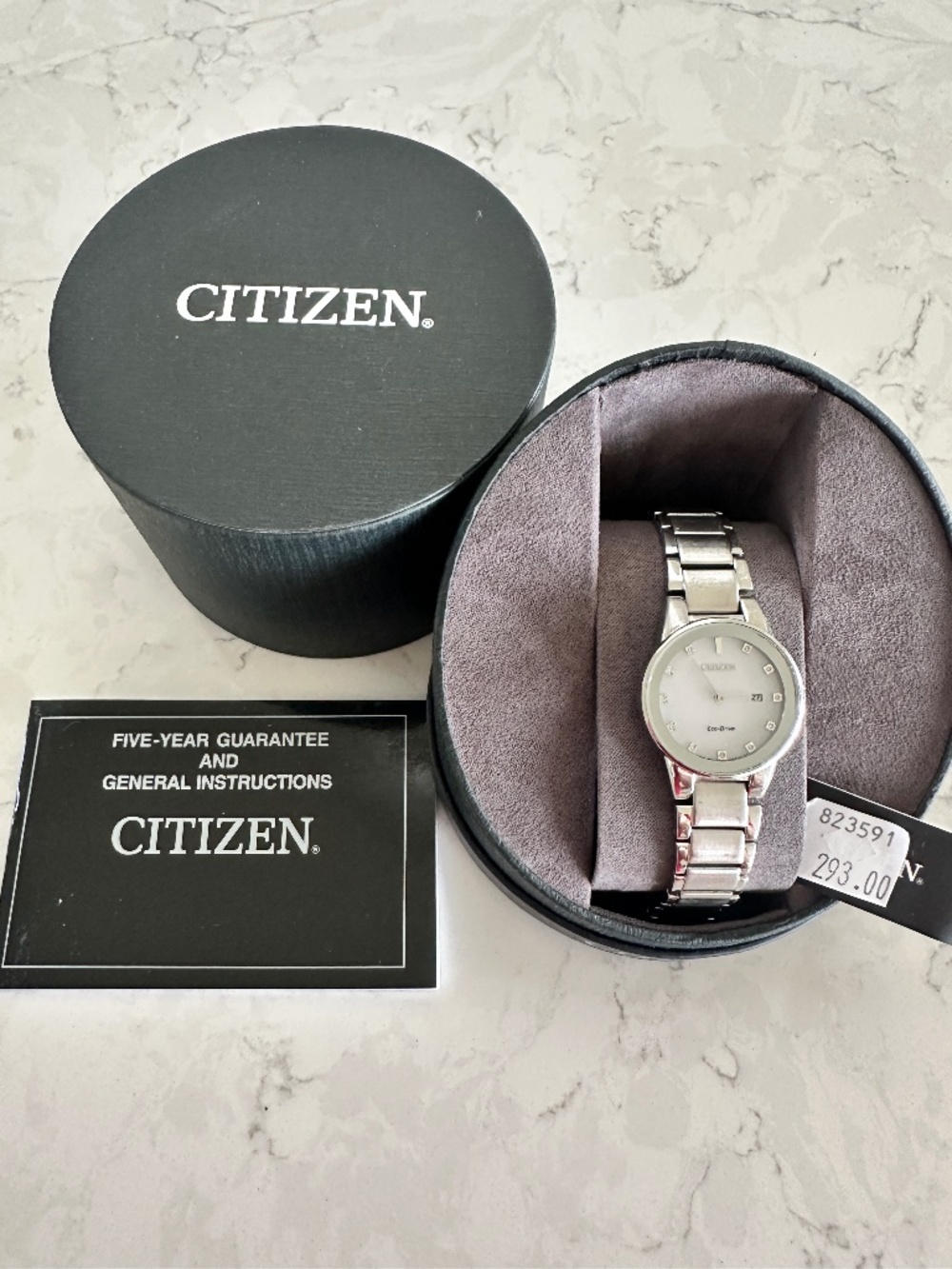 Womens Watch Citizen Eco-Drive AS NEW! Powered by Light - No Battery Necessary!